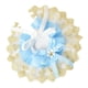 thumbnail image 4 of Polaina de cuello azul lavable para perros y gatos, tamaño mediano (27,5 cm/10,8 pulgadas), bufanda ajustable con ribete de encaje para mascotas, 4 of 8