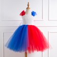 thumbnail image 1 of Vestido de princesa con frenillo de malla ahuecado para niñas y niños de Herrnalise, moda de Halloween, bonito y con costuras de colores, 1 of 8