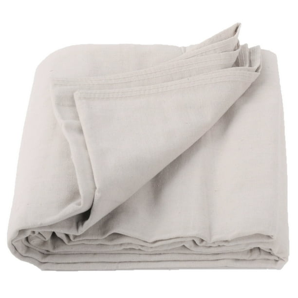 Klomo Canvas Drop Cloth Painting Tarp Cover Super Absorbent 10 oz