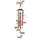 thumbnail image 1 of Outdoor Wind Chimes Dachshund Wind Chimes Outdoor Decoration Iron Art Dachshund Dog Wind Chimes Fron, 1 of 5