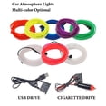 thumbnail image 4 of Barra de luz LED para ambiente de coche, luz fría para ambiente USB, tira de luz modificada sin cables para interior de coche, 4 of 5