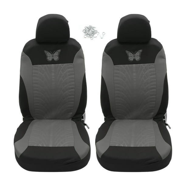 Juego de 4 fundas universales para asientos de coche Unique Bargains lavables y transpirables color gris