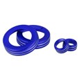thumbnail image 1 of Unique Bargains 4pcs Blue Aluminum Alloy Car Center Control Ring Knob Ring Cover for Chevrolet Camaro 2010-2015 Switch Button Decor, 1 of 8