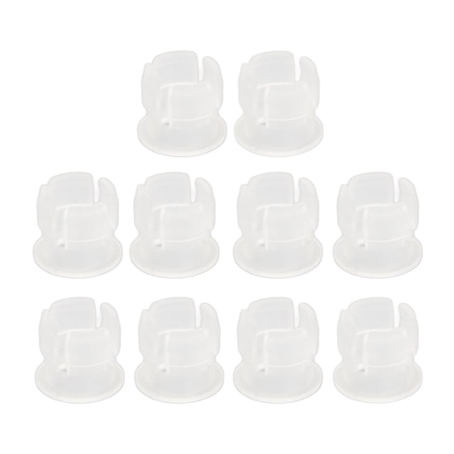 Soporte de Lámpara LED DE 5 mM Soporte de Diodo Emisor de Luz 200pcs Soportes de LED de 5 mm Hebilla Plana Clips de Diodo Emisor de Luz Montaje de Plástico fljo de Soldadoura