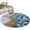 Blue, variant on Small Round Rug 3Ft Washable Non-Slip, Blue Beach Circle Area Rugs for Living Room Bedroom, Summer Ocean Coastal Waves Gradient Abstract Indoor Floor Mats Carpet Runner for Home Decor