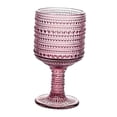 thumbnail image 1 of , copas de cóctel, cristal grueso elegante, copas de vidrio reutilizables Vintage para Club, uso diario, Pub de Navidad y hogar Violeta perfecl copa de vino, 1 of 8