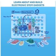 Snap Circuits Jr. SC100, Electronics Explorer Kit, 100+ Projects, Stem, Child 8+, Elementary School