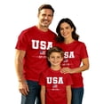 thumbnail image 4 of Confree Child Boys 4Th Of July Tshirts Usa Flag Star Striped Printed Short Sleeved Patriotic July 4Th Shirt Summer Festival Casual Comfortable For Boys Tops Size 9-10 Years Red, 4 of 5