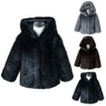 thumbnail image 4 of LWNYDPLSD Fleece Jacket Toddler Boy Puff Jacket Kids Puffer Jacket Girls Infant Outfits for Girls Boys Casual Outfits Button Down Shirts for Boys, Black 11-12 Years, 4 of 4