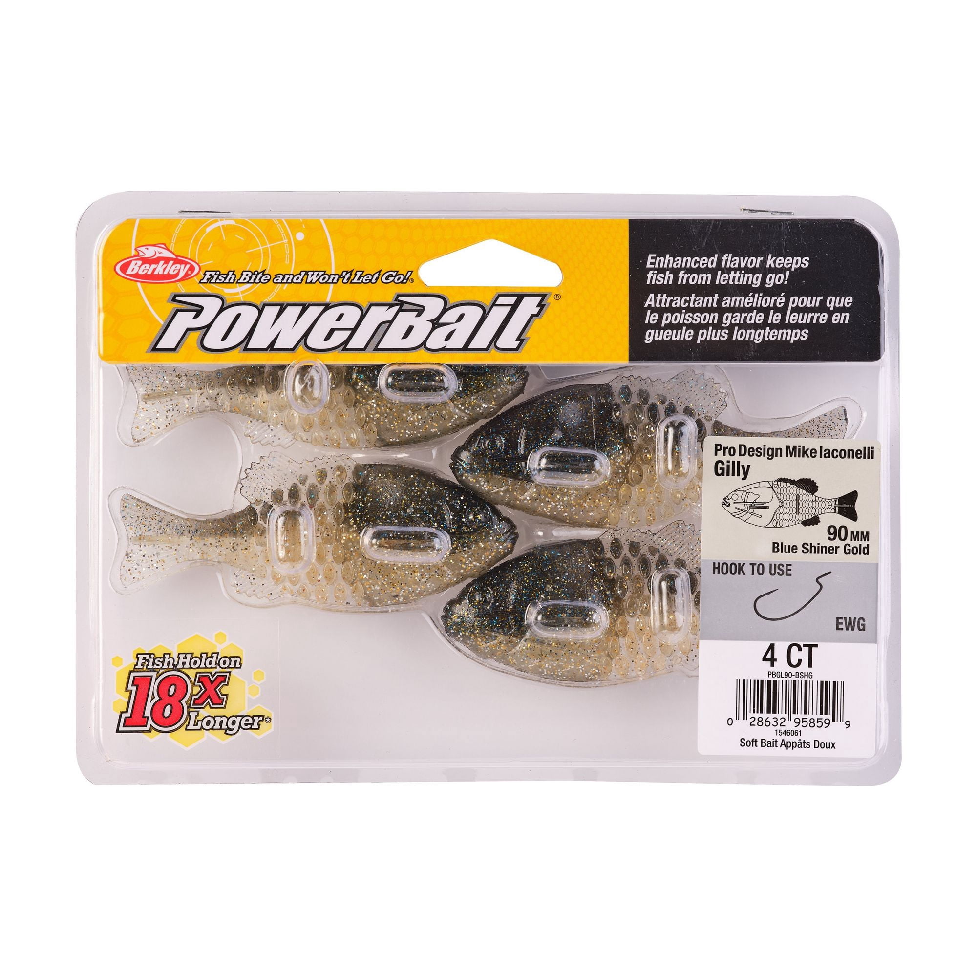 Berkley PowerBait® Gilly Soft Bait - Blue Shiner Gold