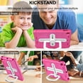 thumbnail image 3 of Case for iPad Air 5th/4th Generation 10.9 inch 2022/2020 Case with Shoulder Strap, Shockproof Handle Kickstand, Rose, 3 of 7