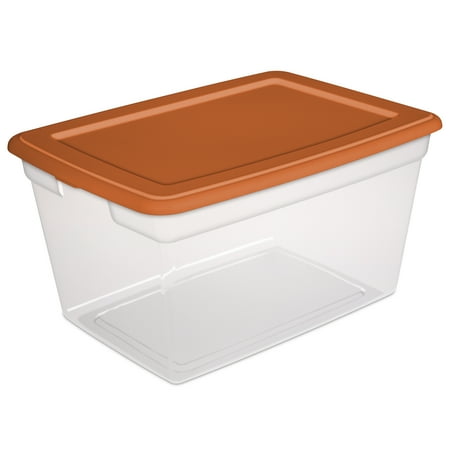 Sterilite 58 Quart Storage Box -Turmeric