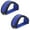 Blue (1 pair), variant on Janrevotw 1 Pair Of Bicycle Pedal Straps With Toe Clips For Fixed Gear Bikes
