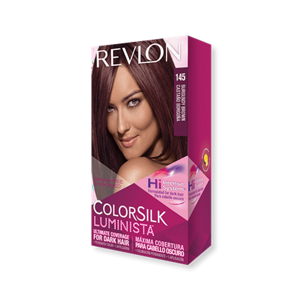 Revlon ColorSilk Luminista, Permanent Hair Color, 145 Burgundy Brown - Revlon ColorSilk Luminista, Permanent Hair Color, 145 Burgundy Brown -