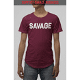 thumbnail image 4 of ShirtBANC SAVAGE Mens Dropcut Shirt Savagely Motivated Bold Attitude Design Tee, 4 of 5