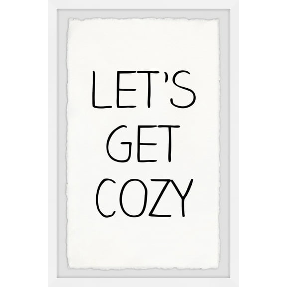 Marmont Hill Let's Get Cozy Framed Wall Art