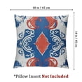 thumbnail image 4 of Throw Pillow Covers Blue and Orange Floral Pillow Covers  Vintage Paisley Throw Pillows Decorative Pillow Cases Cushion Covers for Bedroom Livingroom Sofa Farm House, 4 of 7
