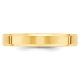 thumbnail image 3 of Primal Gold 14 Karat Yellow Gold 4mm Beveled Edge Comfort Fit Band Size 6, 3 of 8