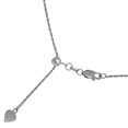 thumbnail image 4 of JewelStop Sterling Silver Rhodium Finish 1.5mm Diamond-Cut Extendable & Adjustable Rope Chain, 16-22 inches, 5.5gr., 4 of 5