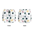 thumbnail image 5 of Lsque Turtles And Corals Printed Women's Running Shorts with Liner Pockets,Elastic Quick Dry Workout Athletic Gym Yoga Shorts,Womens High Waist Shorts-X-Large, 5 of 9