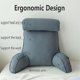 thumbnail image 4 of Kearding Almohada de cintura para sofá versátil y duradera, funda de almohada de lectura de amplia aplicación y transpirable para cama Decoración del hogar azul brumoso, 4 of 6