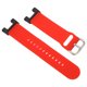 thumbnail image 4 of Correa de reloj de silicona con correa de reloj inteligente de un solo color para Amazfit TRex TRex Pro (rojo), 4 of 14