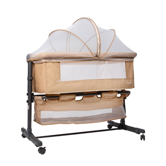 Cuna de Viaje Desmontable - Altura Ajustable de 6 Niveles - Tapiz Hipoalergénico - Para Recién Nacidos hasta 9 Kg Bebesit Bassinet