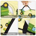 thumbnail image 6 of Tractor and Harvesters Cream Pattern Teens Toddler Nap Mat with Pillow, Sleeping Mat Bag for Preschool Daycare 59"x22", 6 of 6