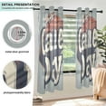 thumbnail image 3 of Yayeee Window Curtains Set of 2 for Living Room Light Filtering 63"x42", Gray Game Day, 3 of 7