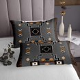 thumbnail image 3 of Erosebridal Hippie Boho Aztec Coverlet Set King,Geometric Bedding Set,Tribal Bedroom Decor, 3 of 5