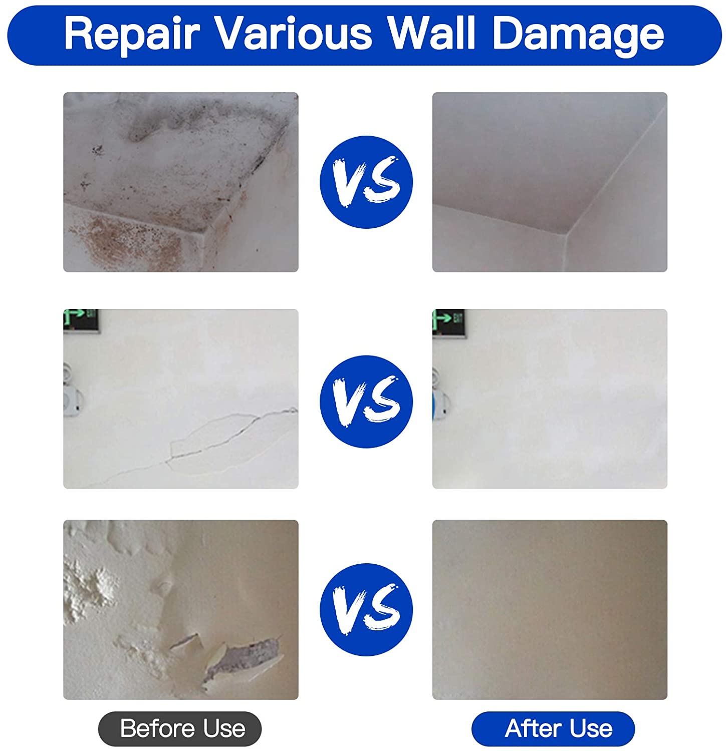 Seisso 2-Pack Drywall Spackle Wall Repair Kit photo 2