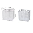 thumbnail image 2 of UPGRATOR Household Laundry Container De Plástico Con 2 Espacios Para Ropa Y Objetos Personales, 2 of 8