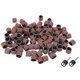 thumbnail image 1 of 100pc 1/2" Sanding Bands Kit With 2 Sanding Drum Mandrel For Tools, 1 of 5
