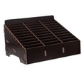 thumbnail image 2 of Multi Compartment Wooden Cell Phone Storage Box For Classroom And Office Multi-Grid Desktop Organizer For Phone Storage Desktop Organizer (30-Compartments), 2 of 9