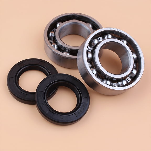 Haishine Crankshaft Crank Bearing Oil Seal Kit for Honda GX160 GX200 168F 5.5/6.5HP 2-3.5kw Small Gasoline Engine Motor Generator Trimmer