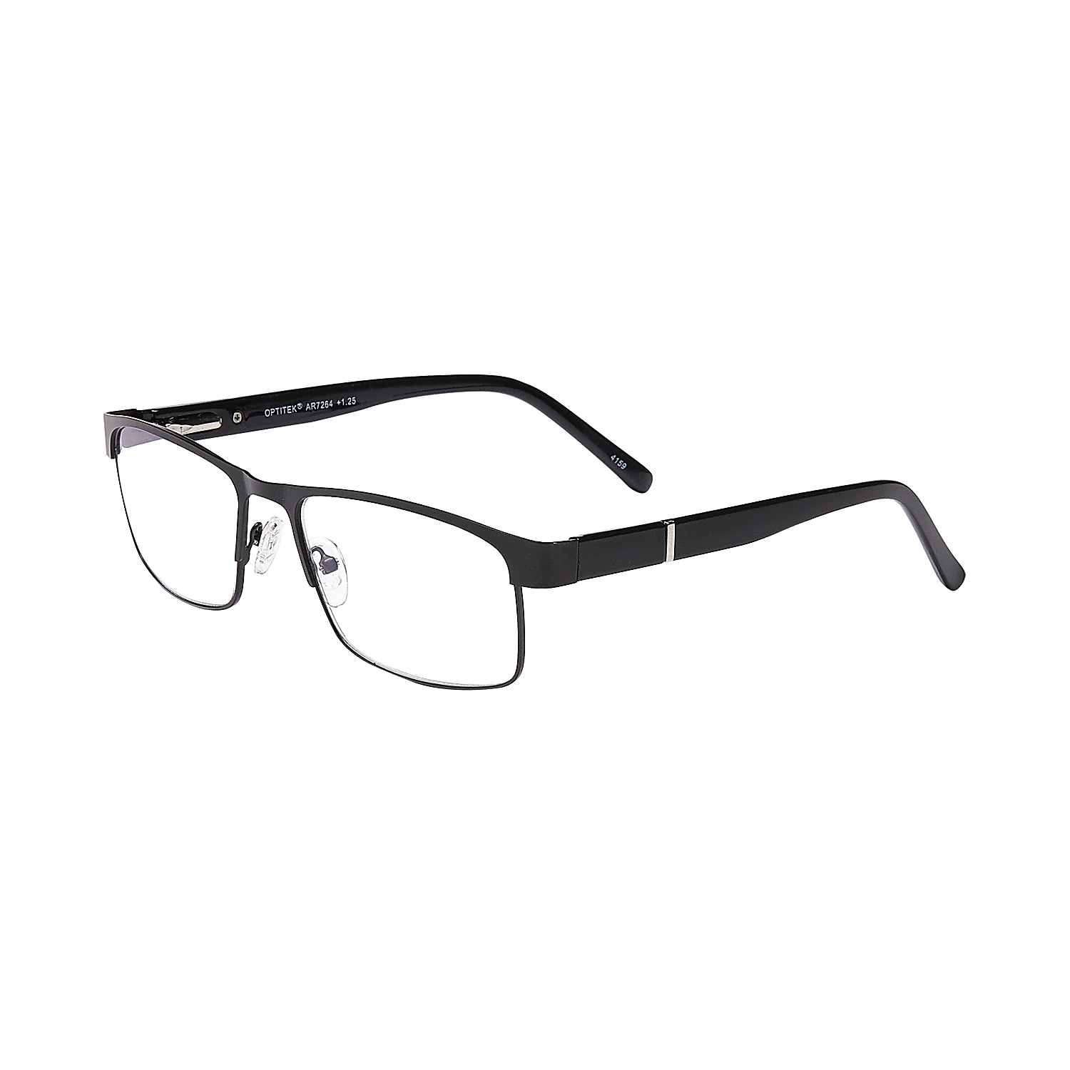 SAV Optitek +1.25 Reading Glasses Black (EAR7264-125-001)