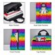 thumbnail image 3 of Balery Bright Rainbow Mochila ligera para hombre y mujer: duradera e impermeable, ideal para la escuela, el trabajo, viajes y uso diario., 3 of 7