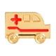 Broche Colorée Cadeau d'Anniversaire de Graduation Badge Ambulance Épingle - Jaune – image 1 sur 8