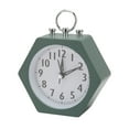thumbnail image 4 of Reloj despertador poligonal con pilas, pantalla transparente, portátil, silencioso, para baño de niños y estudiantes., 4 of 14