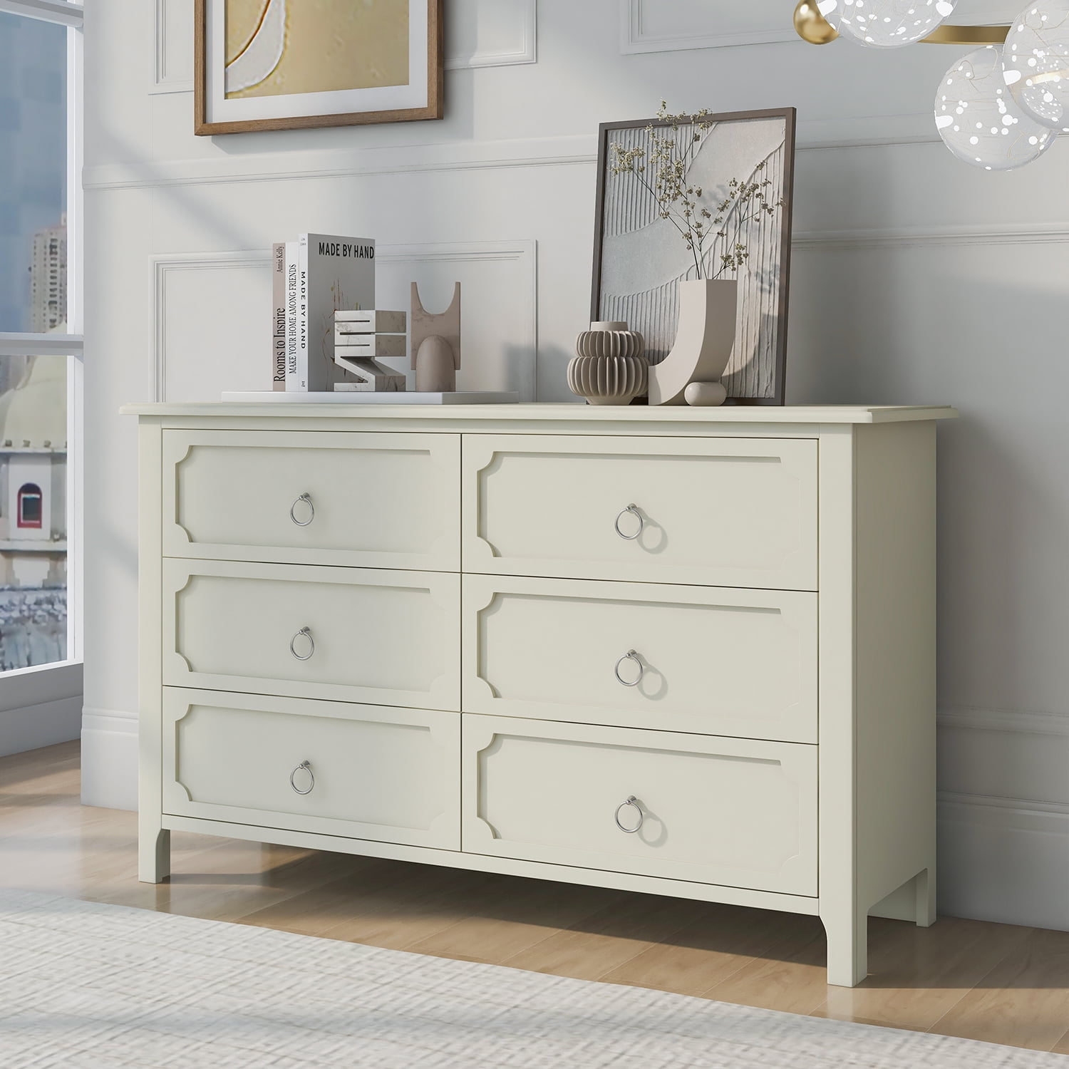 Kadyn 3 Pieces Bedroom Sets, Canopy Double Day Bed with Trundle with Nightstand and Dresser, Solid Rubber Wood Bed Frame for Bedroom, White Kadyn 3 Pieces Bedroom Sets, Canopy Double Day Bed with Trundle with Nightstand and Dresser, Solid Rubber Wood Bed Frame for Bedroom, White