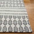 thumbnail image 3 of SAFAVIEH Marbella Norton Geometric Area Rug, Black/Ivory, 6' x 6' Round, 3 of 10