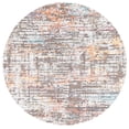 thumbnail image 2 of SAFAVIEH Crystal Todor Abstract Area Rug, Beige/Orange, 6'3" x 6'3" Round, 2 of 11