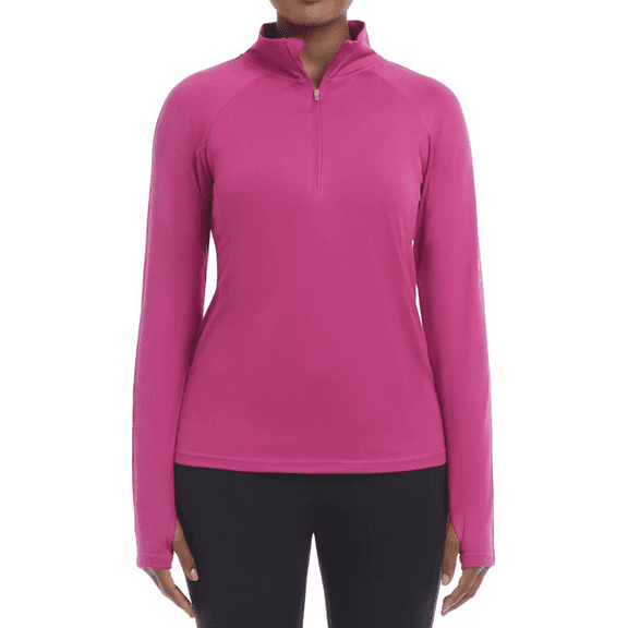 Jockey Womens Airbrush 1/4 Zip Jacket - XS