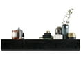 thumbnail image 5 of 48" Solid Fir Wood Fireplace Mantel - Floating Wall-Mounted Shelf with 50lb Capacity, Modern Farmhouse for Living Room & Kitchen, 5 of 11