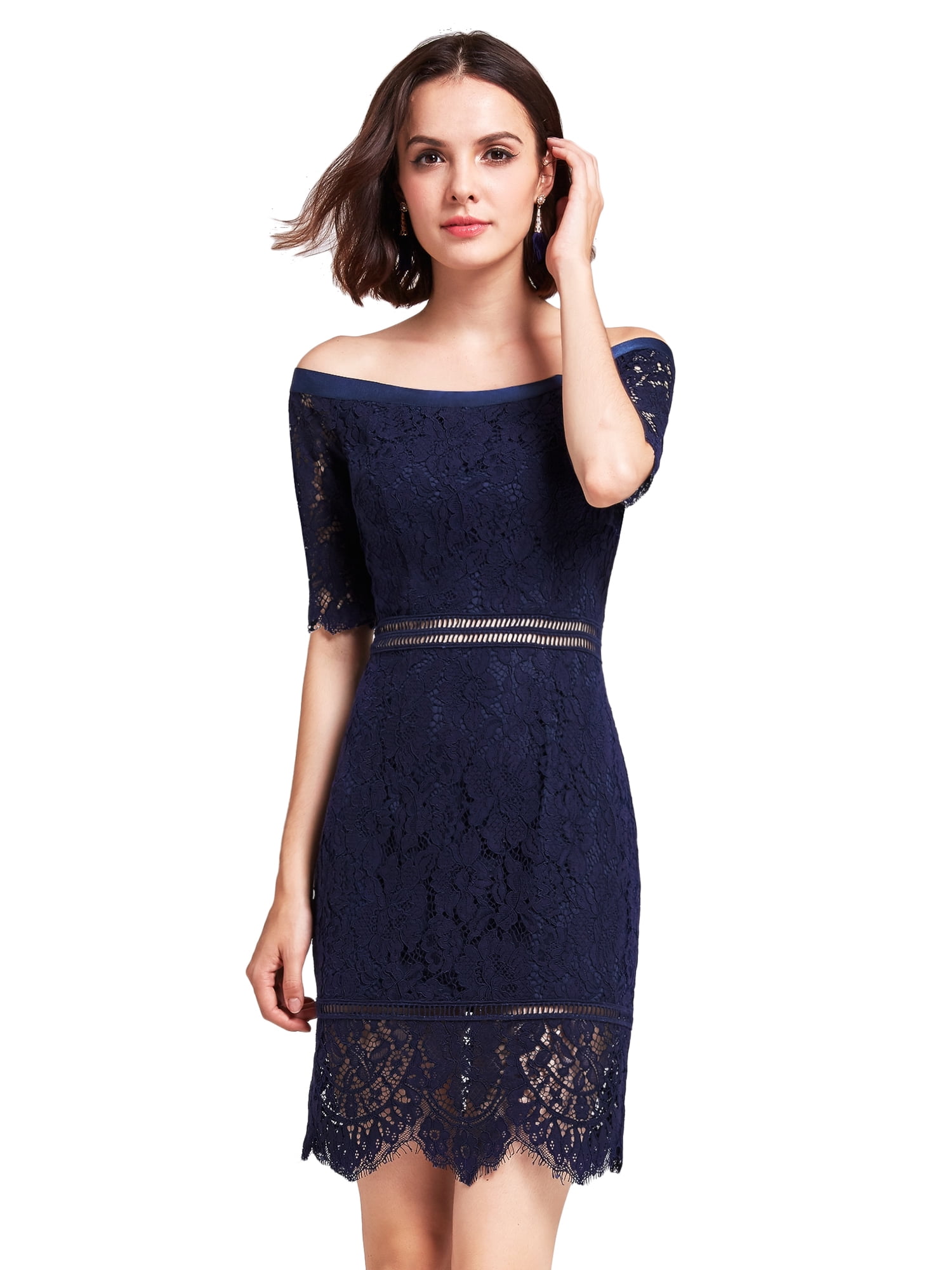 semi formal off shoulder dress