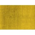 thumbnail image 1 of Ahgly Company Machine Washable Indoor Rectangle Oriental Yellow Industrial Area Rugs, 2' x 5', 1 of 4