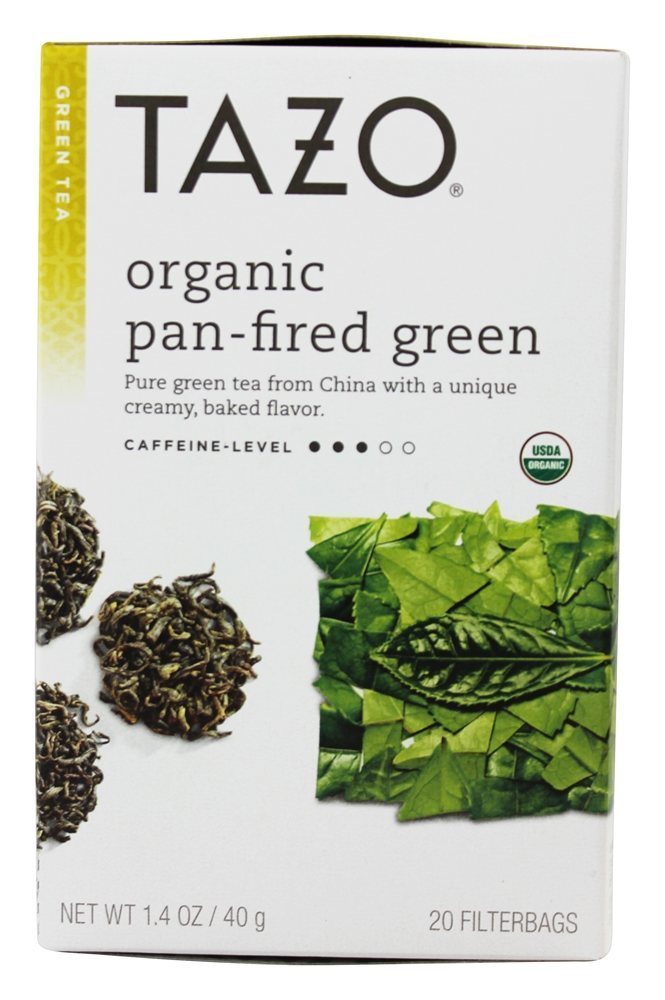 Tazo Organic PanFired Green Tea 20 Tea Bags (formerly Envy