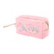 thumbnail image 1 of Ofertas Únicas 1 Pc Bolsa de Maquillaje para Mujeres Estilo Corazón Duradera para Viajes, Gimnasio, Vacaciones, Boda, Rosa de Peluche, 1 of 3