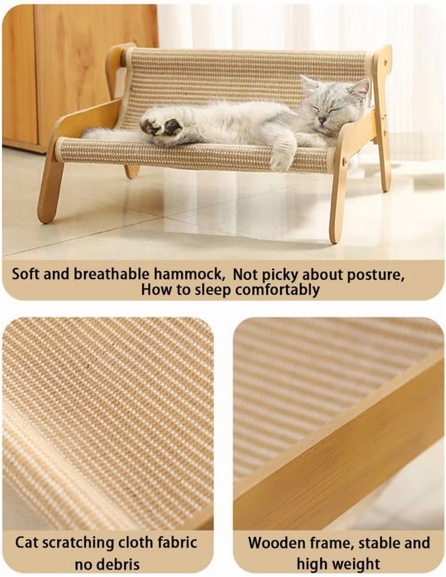 Cat Bed, Cat Lounge Chair, Cat Scratching Board Cat Bed, for Living Room Bedroom