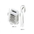 thumbnail image 2 of Zmeidao Mini Cheese Grater, Stainless Steel Box Grater with Handle and Scoop, Cheese Slicer Grater for Kitchen Slicer Cheese Ginger Vegetable, 2 of 5